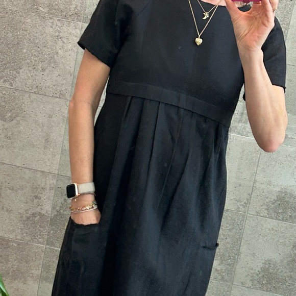 Cotelac navy dress size 1 (US 4) - Picture 3 of 6